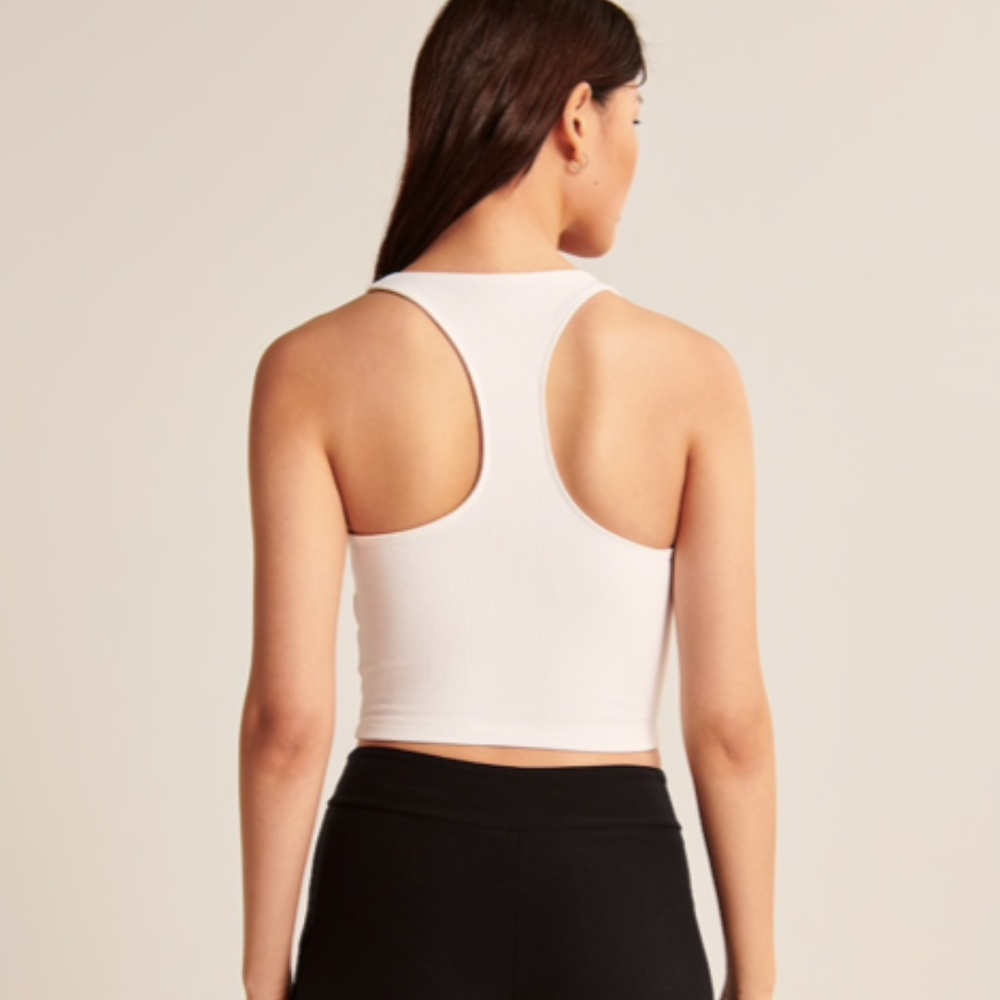 Abercrombie Seamless Ribbed Racerback Tank, XS - Picture 4 of 6